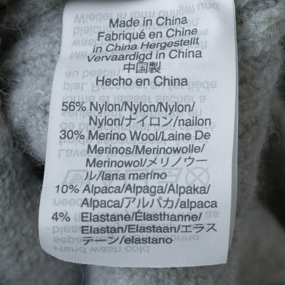 J. Crew Turtleneck Sweater Grey Alpaca Mock Neck Minimal Wool Blend Point Sur - Picture 6 of 11